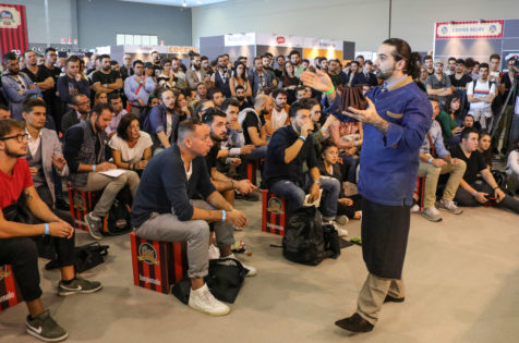 BARITALIA HUB, BARI 2017. WORKSHOP DI LUCA CINALLI.
FOTO DI ANDREA SAMARITANI - MERIDIANA IMMAGINI